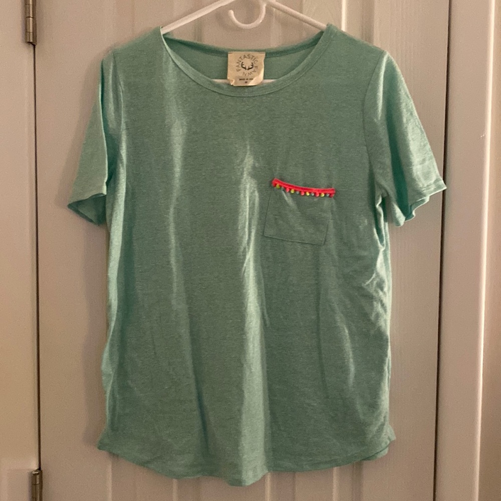 Mint Green Pocket Tee